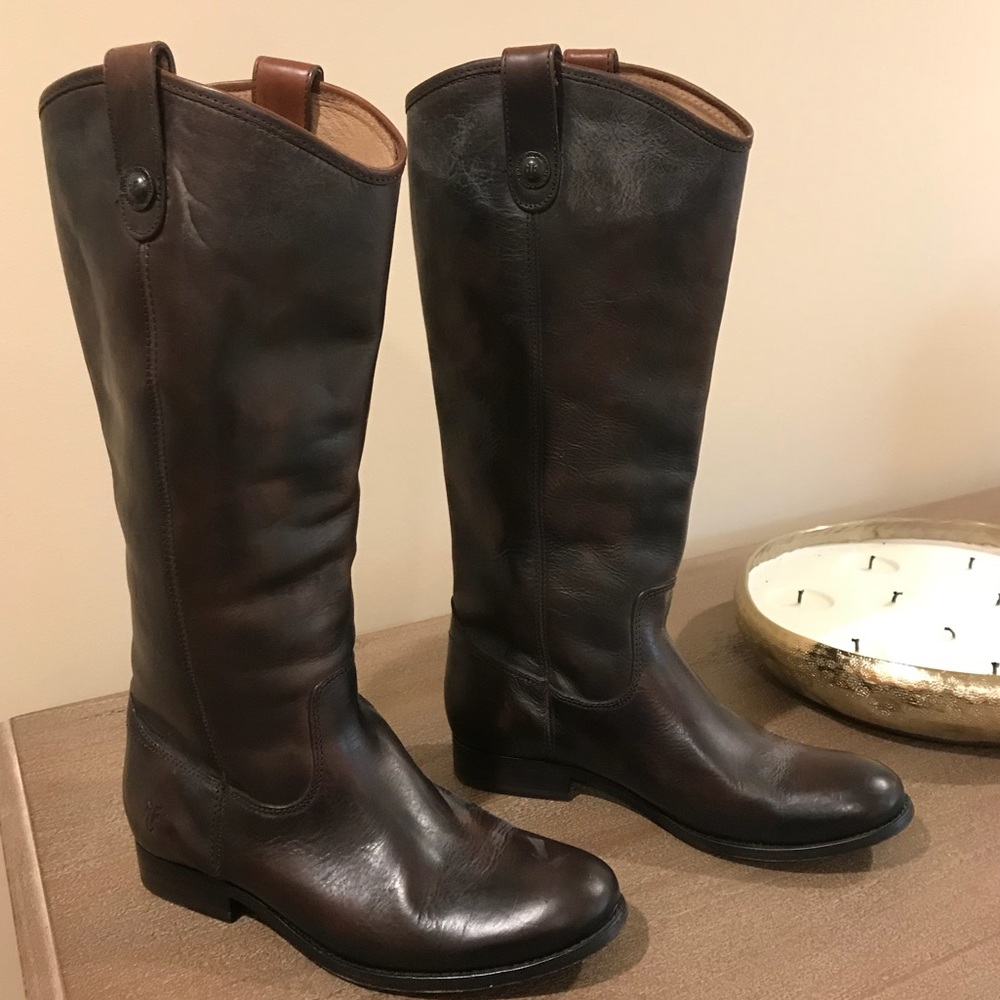 Frye Melissa Button Cowboy Boots